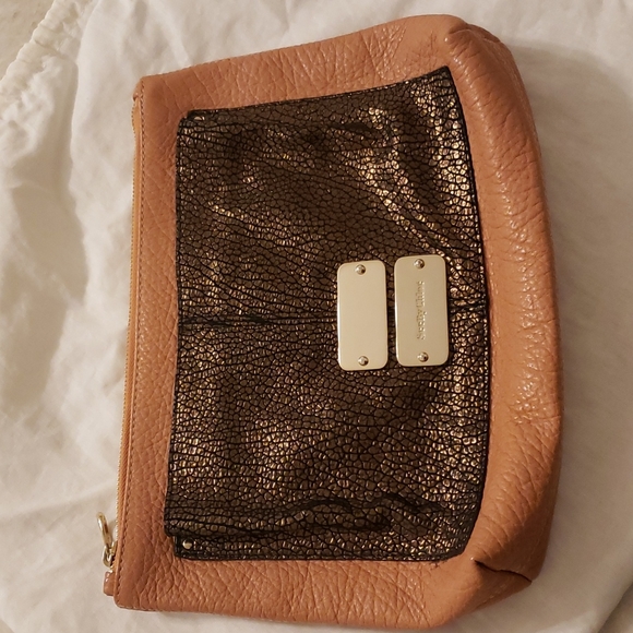 SEE BY CHLOE CLUTCH HANDBAG IN TAN/BROWN - Picture 2 of 8